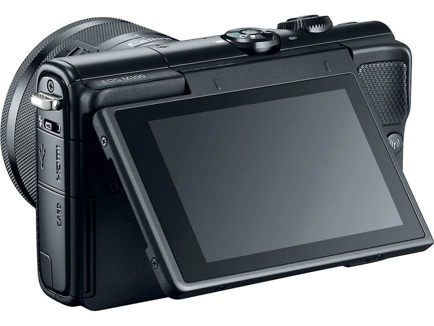 Canon EOS M100 Kit (Black) 24.2-megapixel mirrorless camera with