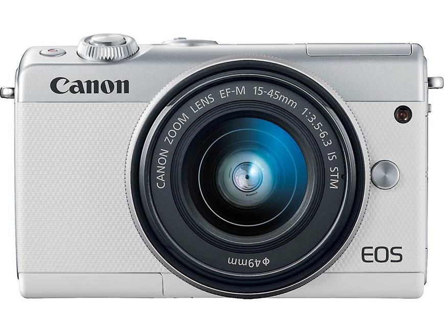 Canon EOS M100 Kit (White) 24.2-megapixel mirrorless camera with