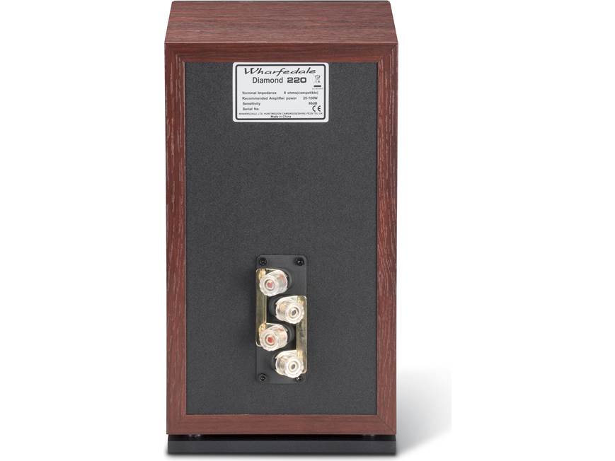 美品【Wharfedale】W harfedale diamond 220 Wharfedale Diamond 220 (Rosewood Quilted) Bookshelf speakers
