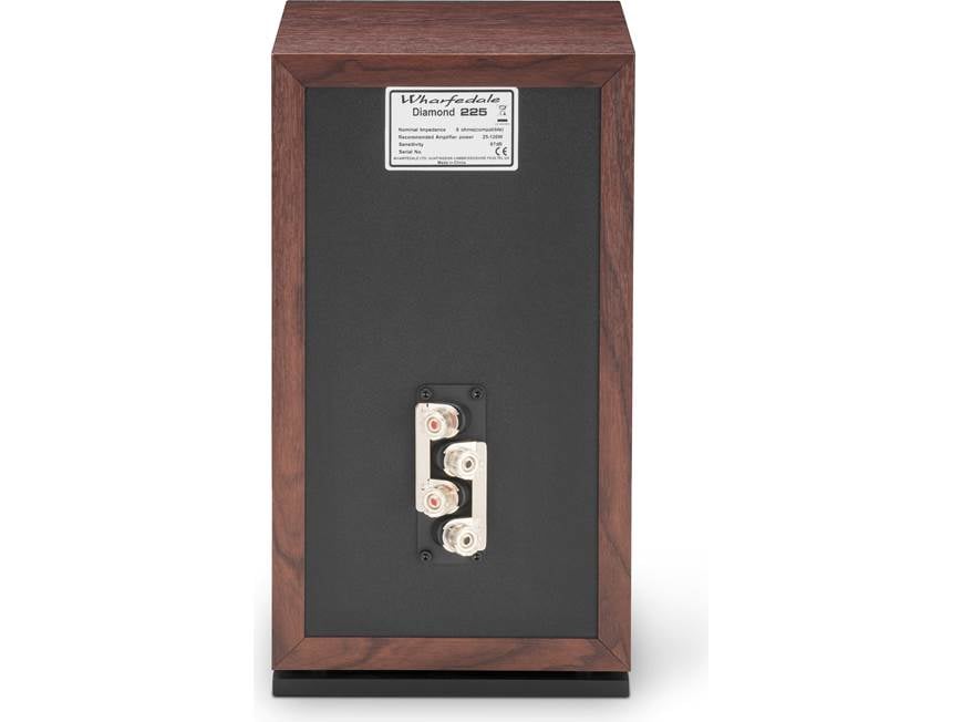 Wharfedale Diamond 225 (Rosewood Quilted) Bookshelf speakers