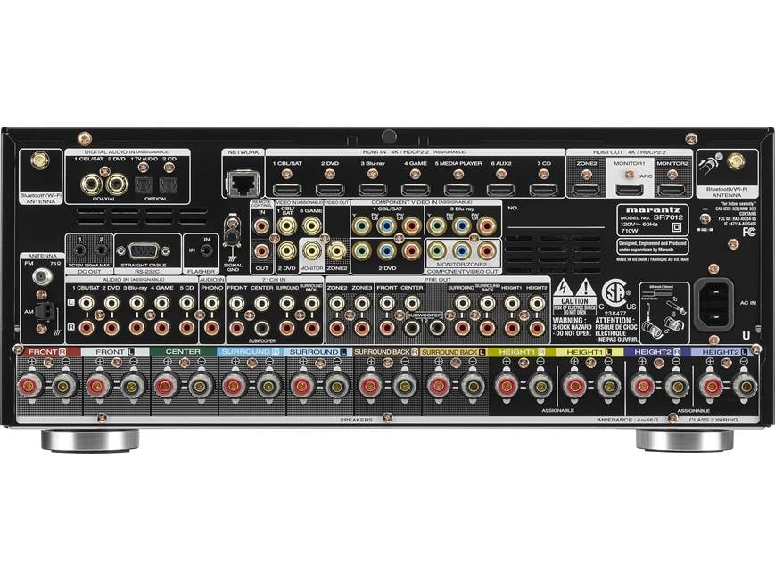Marantz SR7012 9.2-channel home theater receiver with Wi-Fi