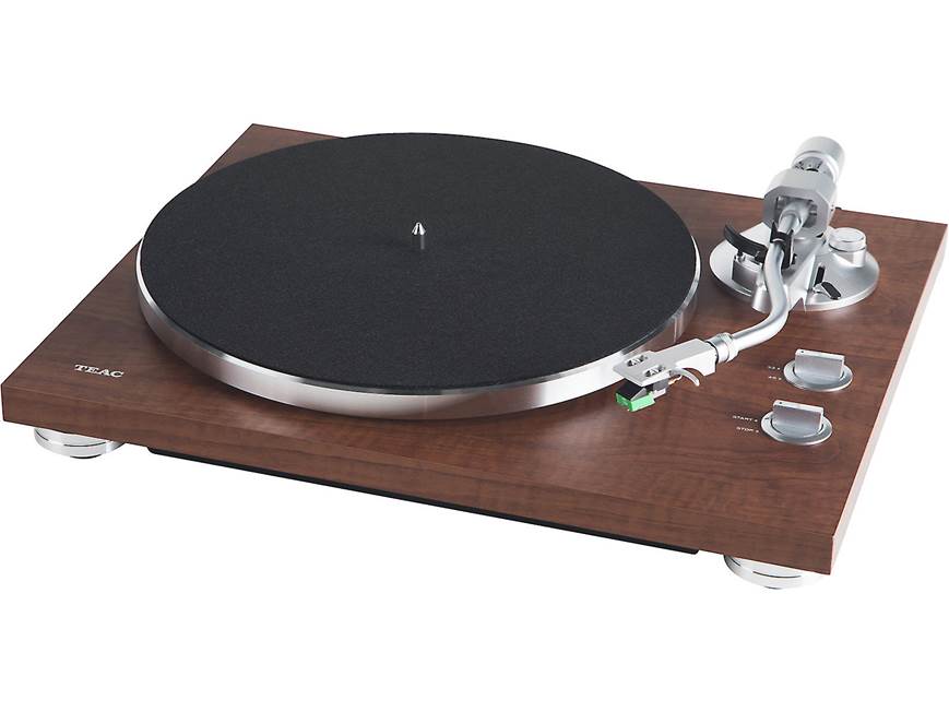 TEAC TN-350 (Walnut) Manual belt-drive turntable with pre-mounted