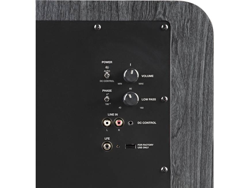 Polk Audio HTS 10 (Washed Black Walnut) Powered subwoofer (Washed