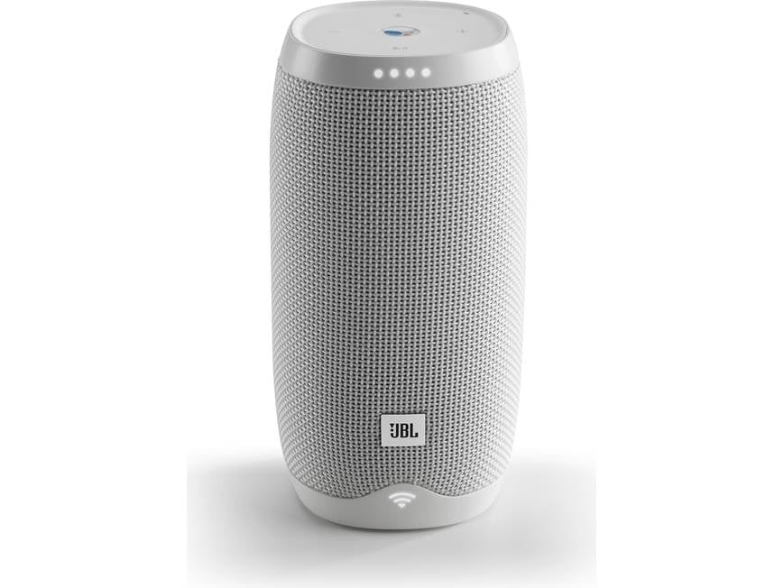 JBL LINK 10 (White) Waterproof portable speaker with Google