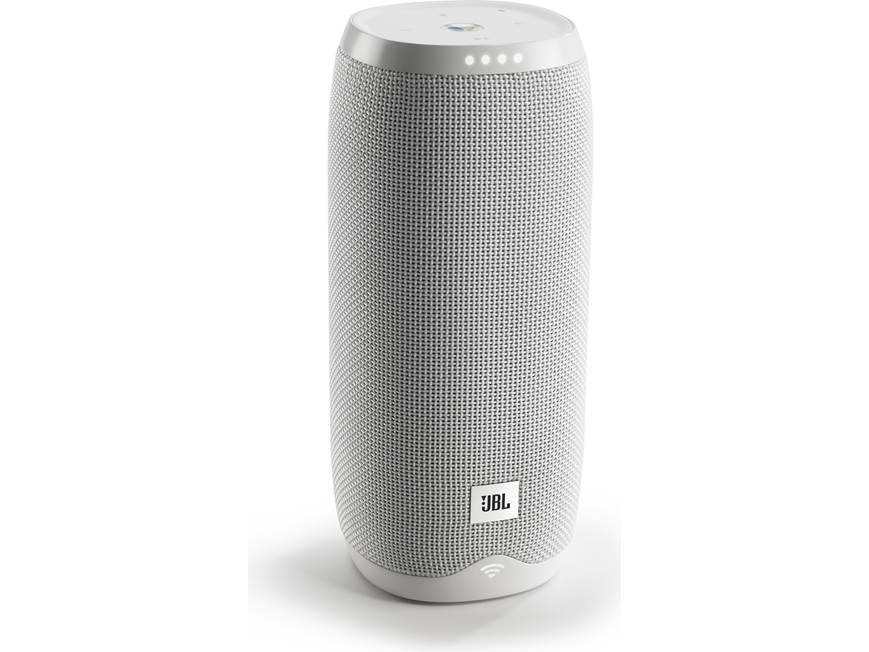 JBL LINK 20 (White) Waterproof portable speaker with Google