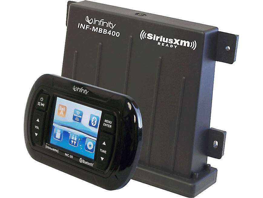 Infinity INFMBB4030 Hideaway marine digital media receiver with