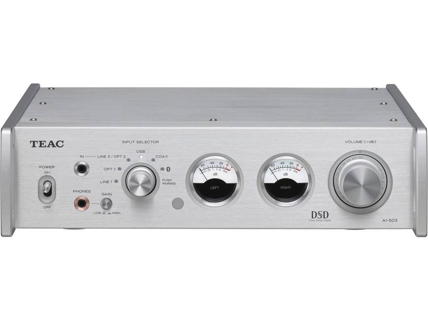 TEAC AI-503 (Silver) Stereo integrated amplifier with built-in DAC