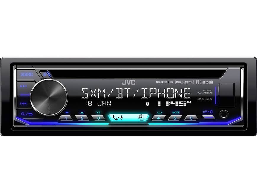 JVC KD-R990BTS CD receiver at Crutchfield