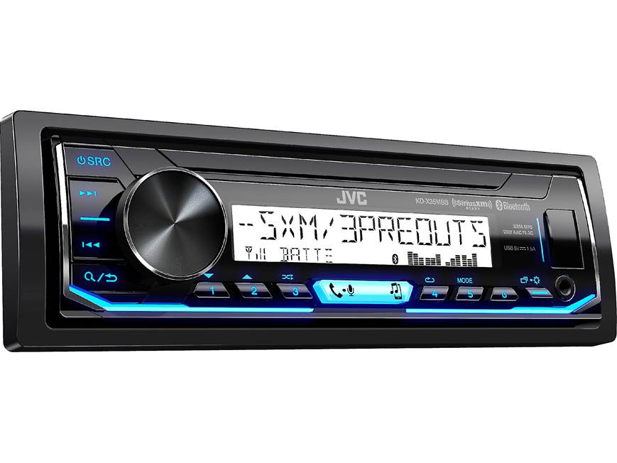JVC KD-X35MBS Digital media receiver for Jeep, powersports, or