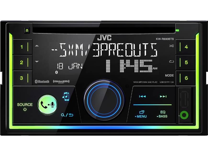 JVC KW-R930BTS CD receiver at Crutchfield