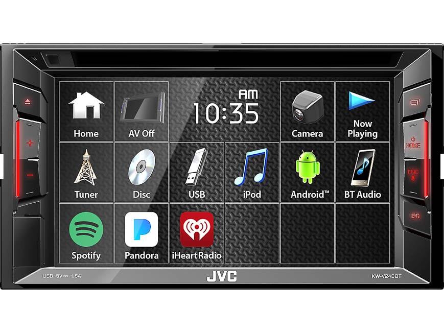 JVC KW-V240BT DVD receiver at Crutchfield