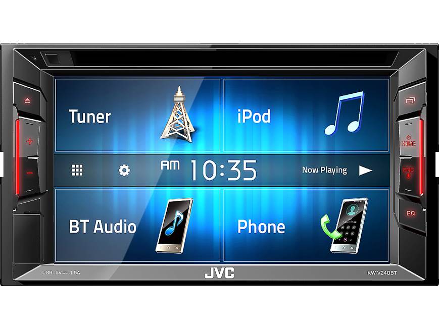 JVC KW-V240BT DVD receiver at Crutchfield