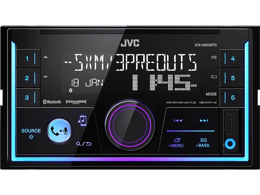 JVC KW-X830BTS Digital media receiver (does not play CDs) at