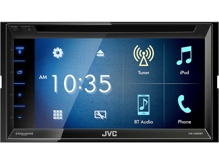 JVC KW-V340BT DVD receiver at Crutchfield