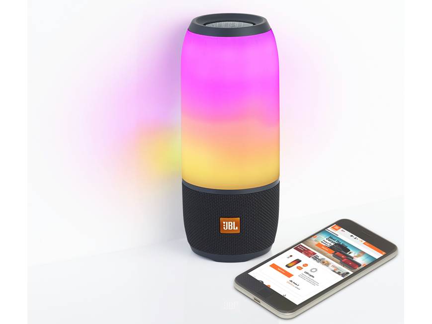 JBL Pluse 3 (Black) Bluetooth スピーカー JBL Pulse 3 (Black) Portable Bluetooth® speaker (Black) at Crutchfield