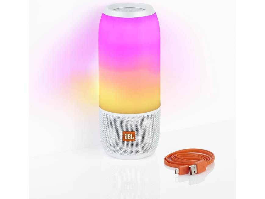 JBL Pulse 3 (White) Portable Bluetooth® speaker (White) at Crutchfield