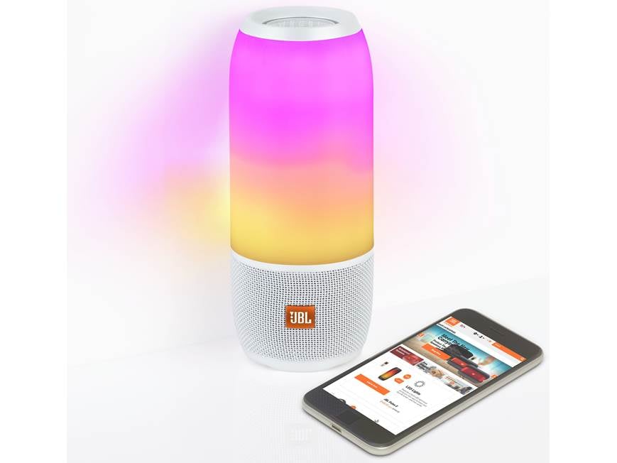 JBL Pulse 3 (White) Portable Bluetooth® speaker (White) at Crutchfield