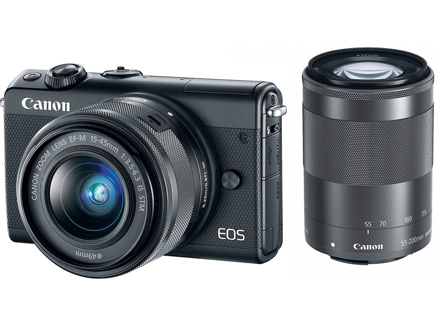 Canon EOS M100 セット Canon EOS M100 Two Lens Kit (Black) 24.2-megapixel mirrorless