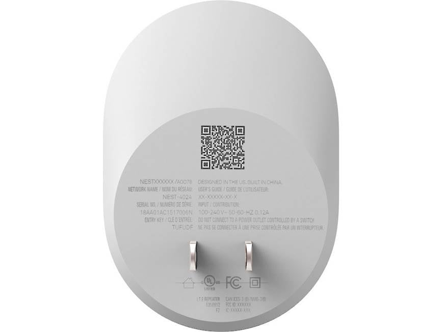 Nest Connect Range extender for Nest Secure alarm system at