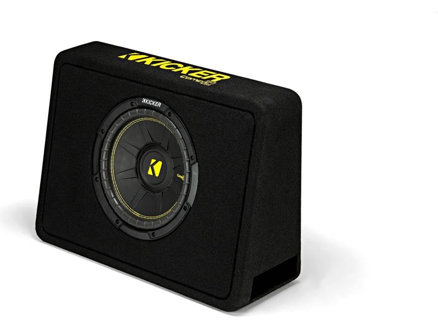 kicker s8c ４発セット カバー付き Kicker CompC 44TCWC104 Ported truck enclosure with one CompC 10