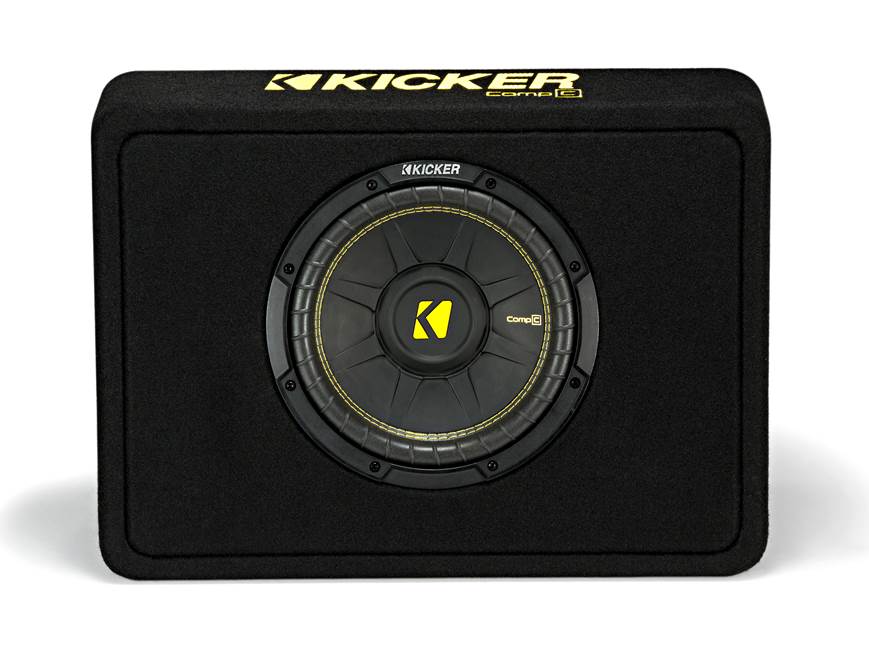 Kicker CompC 44TCWC104 Ported truck enclosure with one CompC 10
