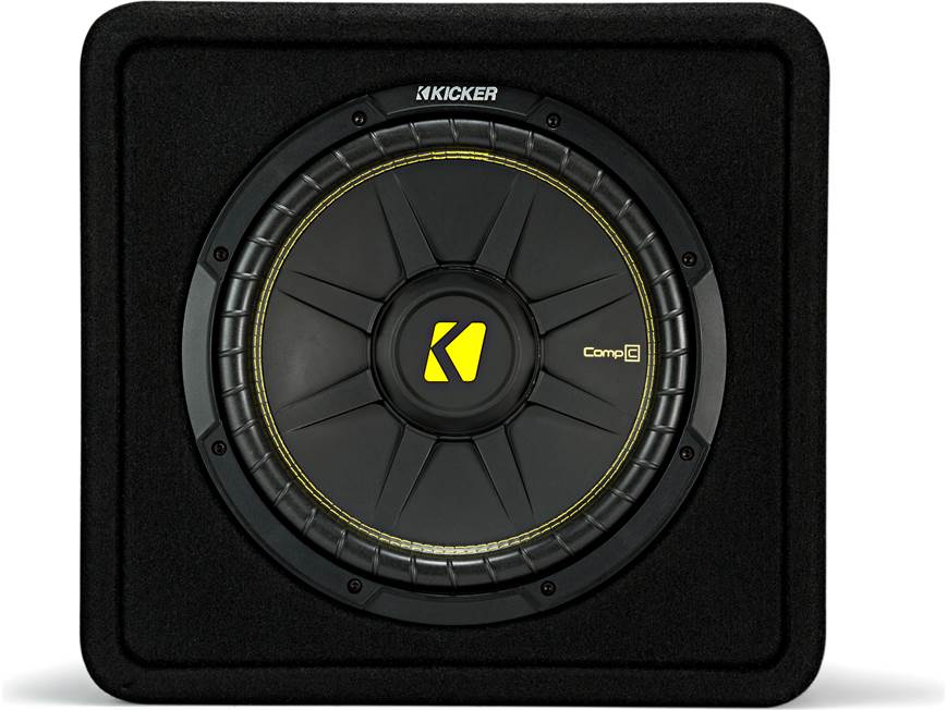 Kicker 44VCWC124 Ported enclosure with one 4-ohm 12