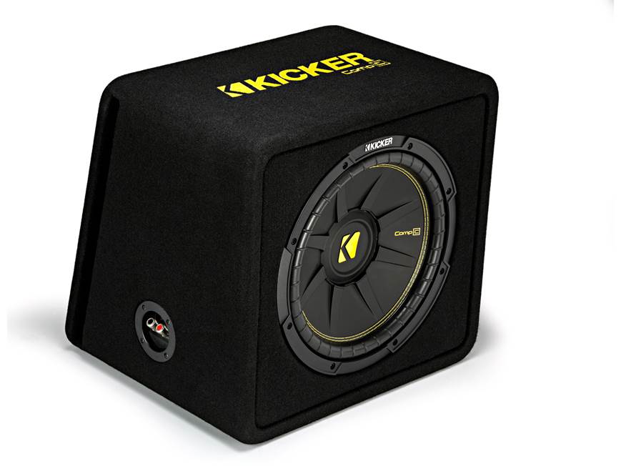 Kicker 44VCWC124 Ported enclosure with one 4-ohm 12