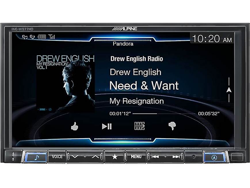 Alpine INE-W977HD Digital media navigation receiver (does not play