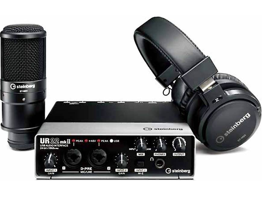 DTM・DAW UR 22 mk II Recording Pack Steinberg UR22 mkII Recording Bundle USB/iPad® recording interface