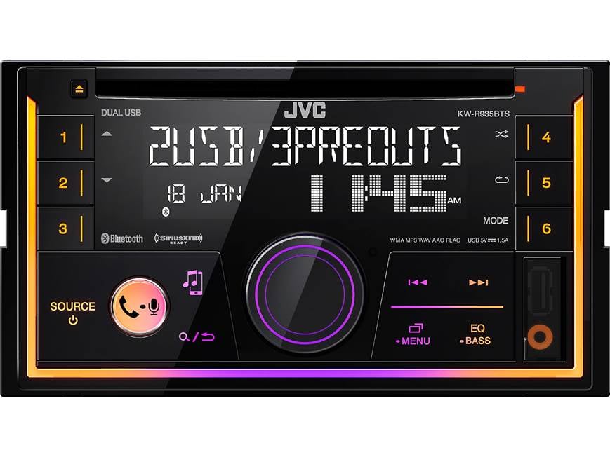 JVC Bluetooth FMラジオCD複合デッキ JVC KW-R935BTS CD receiver at Crutchfield