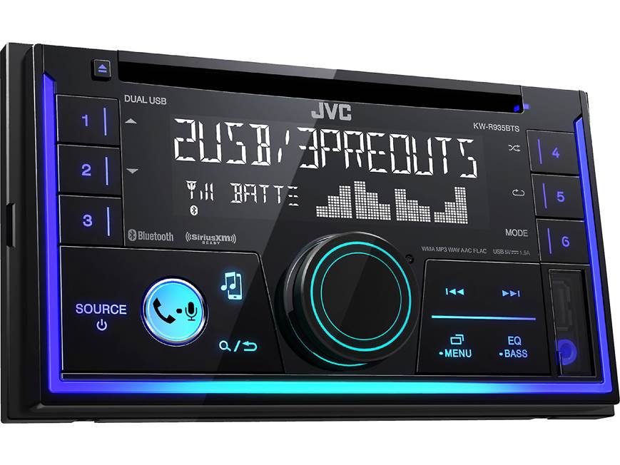 JVC KW-R935BTS CD receiver at Crutchfield