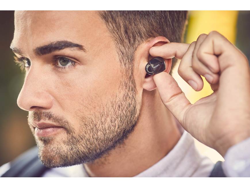 Sony WF-1000X (Black) Truly wireless noise-canceling Bluetooth