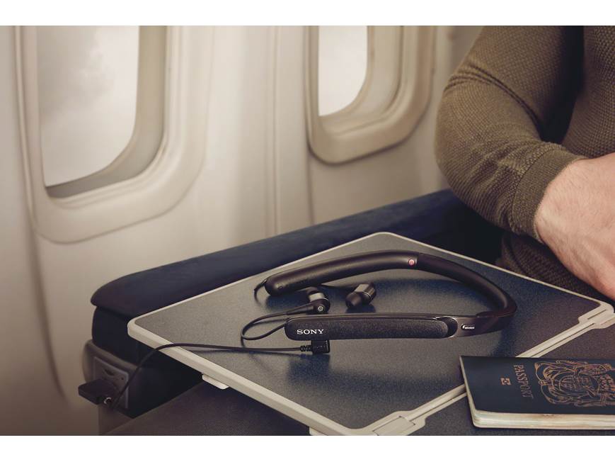 Sony WI-1000X (Black) Wireless Bluetooth® headphones with neckband