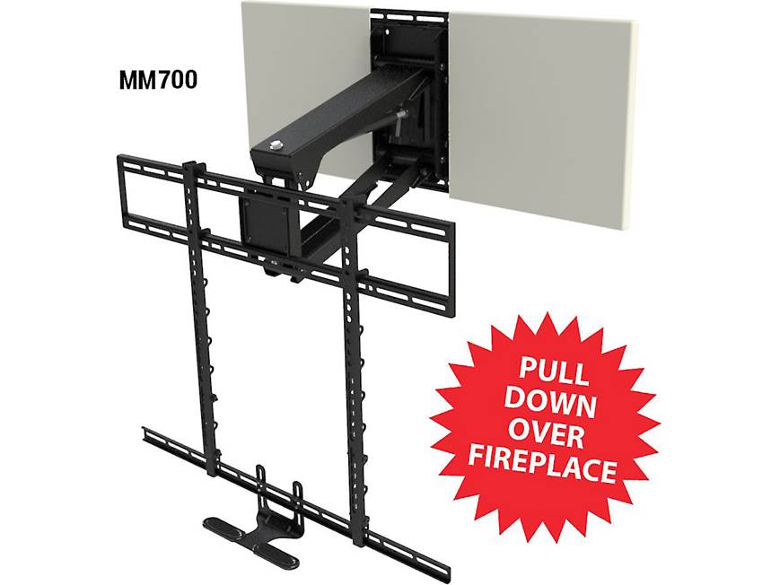 MantelMount MM700 Pull-down tilt and swivel wall mount for TVs 45 
