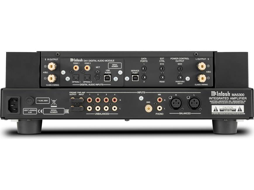 McIntosh MA5300 Stereo integrated amplifier with built-in DAC at