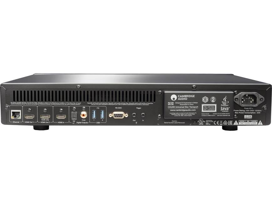 Cambridge Audio CXUHD 4K Ultra HD Blu-ray player with Wi-Fi® at