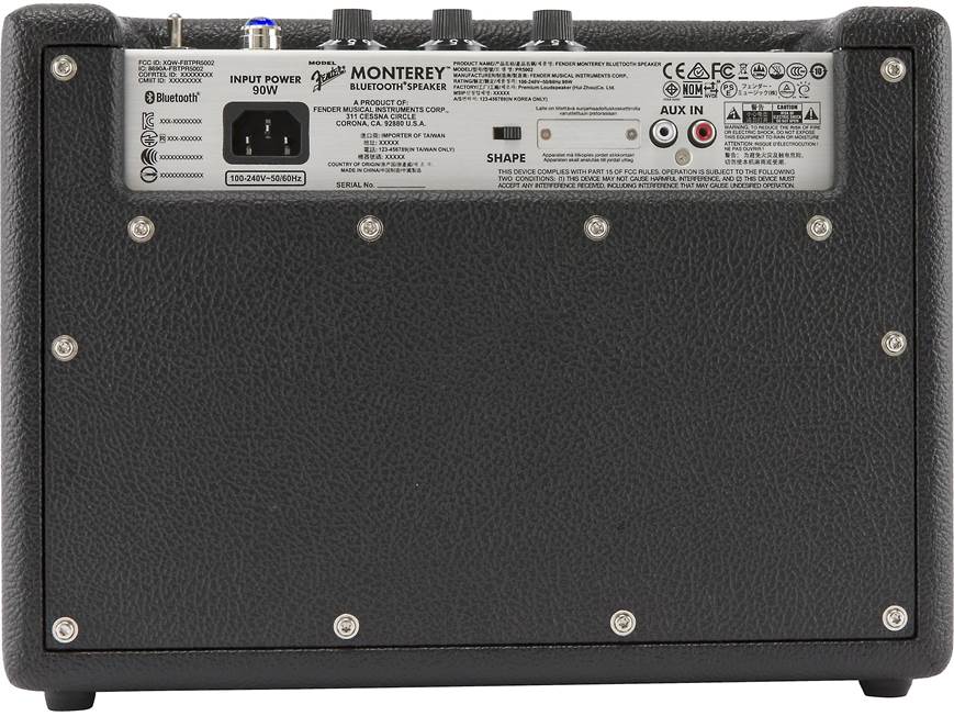 Fender Monterey Powered Bluetooth® speaker at Crutchfield