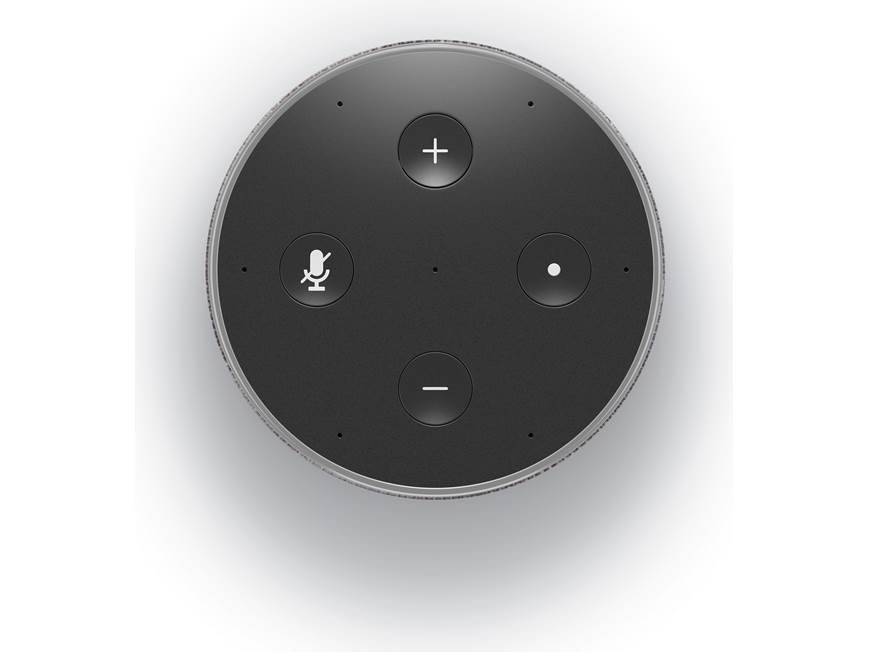 Amazon Echo (2nd Generation) (Heather Grey Fabric) Voice-activated