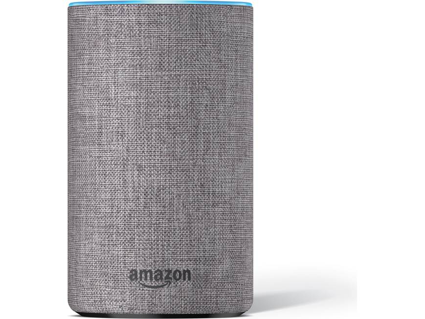 Amazon Echo (2nd Generation) (Heather Grey Fabric) Voice-activated