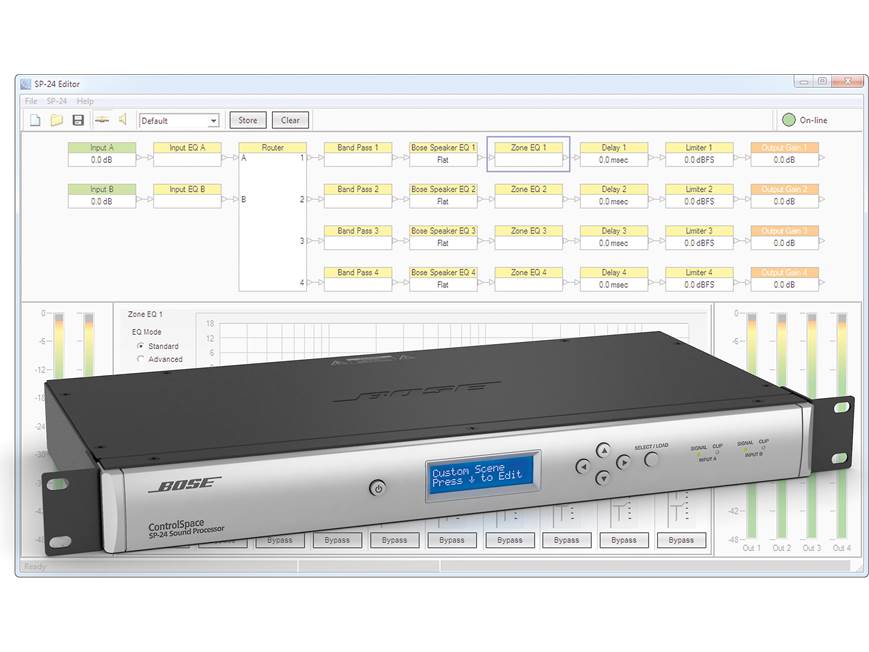 Bose® ControlSpace® SP-24 Sound processor at Crutchfield