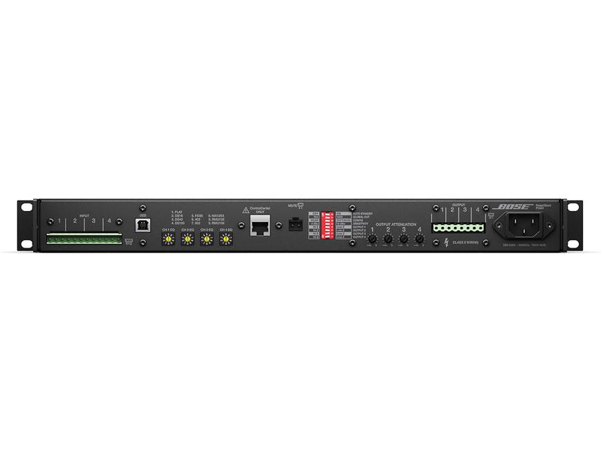 Bose® PowerShare PS604A Power amplifier with DSP - 4-channel, 600W