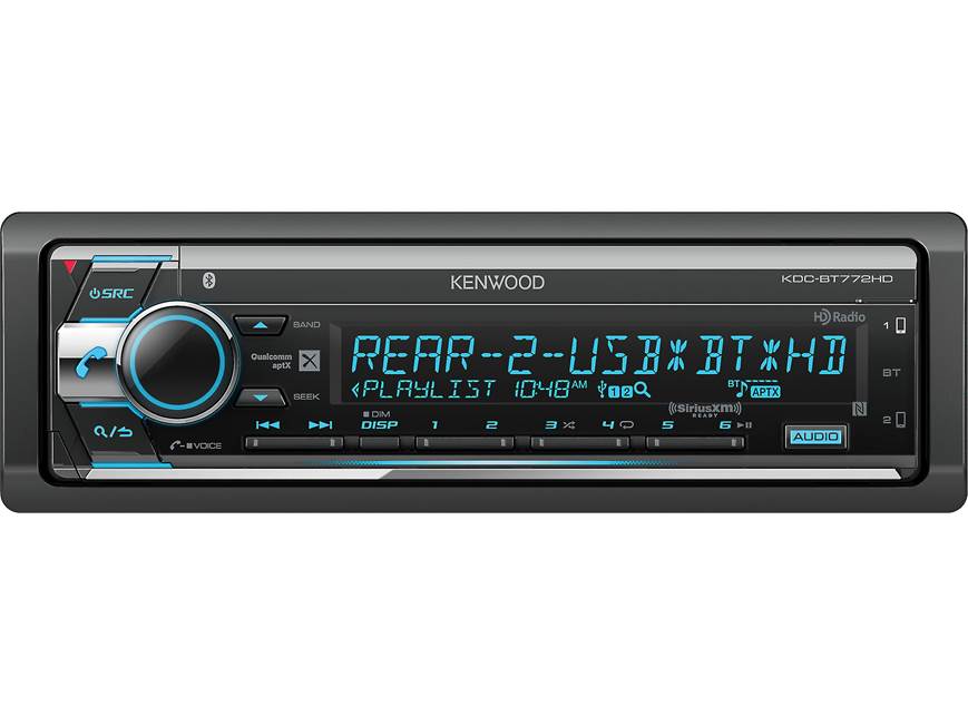 Kenwood KDC-BT772HD CD receiver at Crutchfield