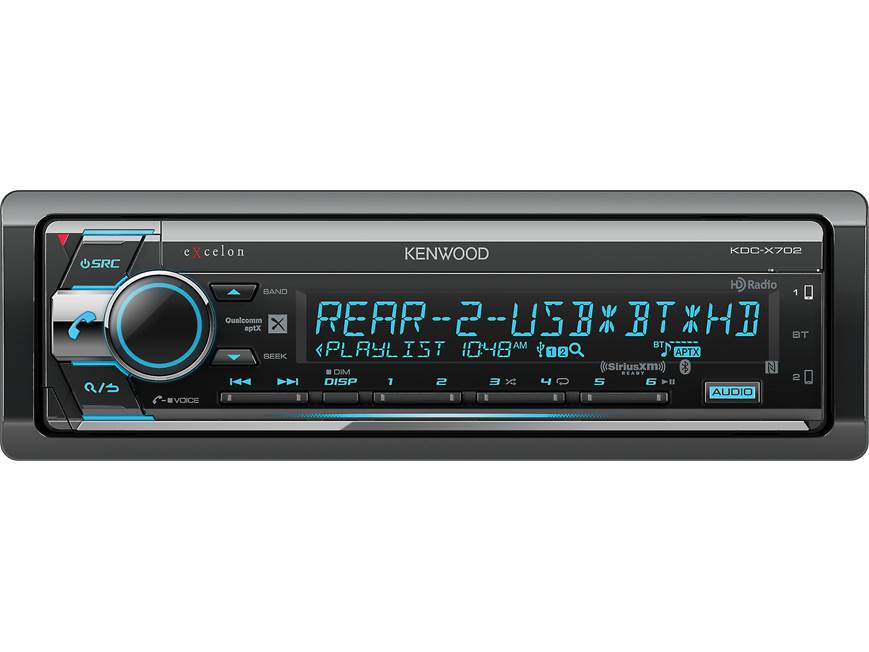 Kenwood Excelon KDC-X702 CD receiver at Crutchfield