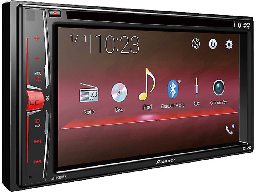 Pioneer AVH-201EX DVD receiver at Crutchfield
