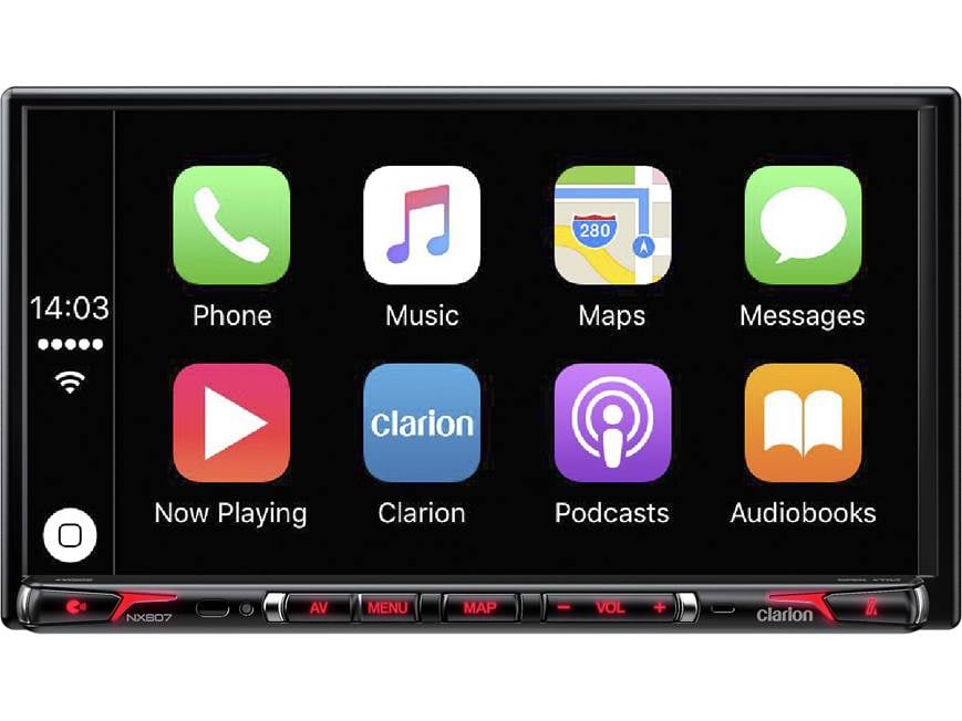 Clarion NX807 Navigation receiver at Crutchfield