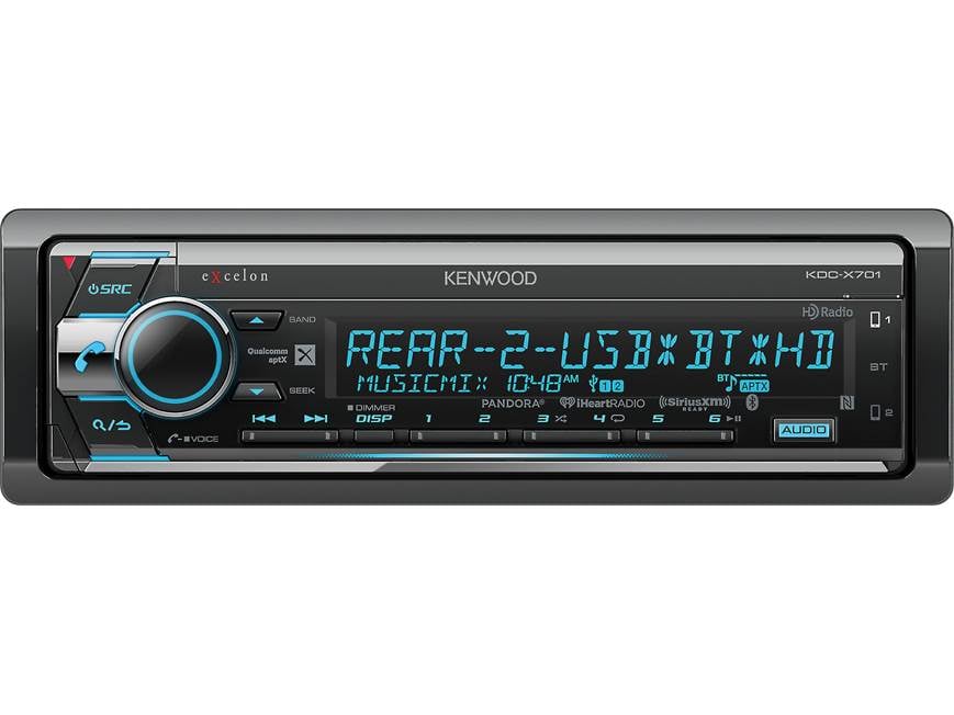 Kenwood Excelon KDC-X701 CD receiver at Crutchfield
