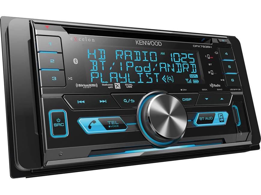 Kenwood Excelon DPX793BH CD receiver at Crutchfield