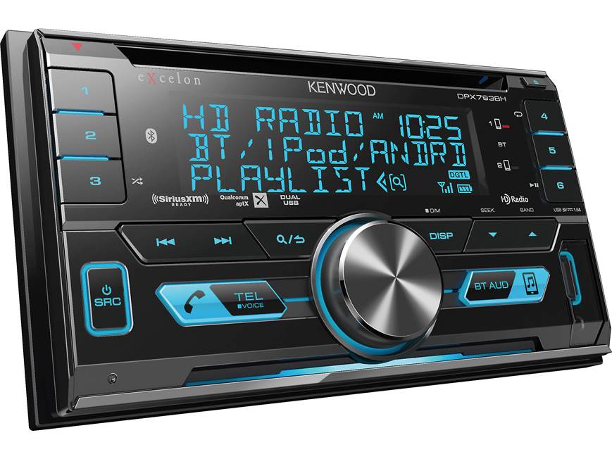 Kenwood Excelon DPX793BH CD receiver at Crutchfield