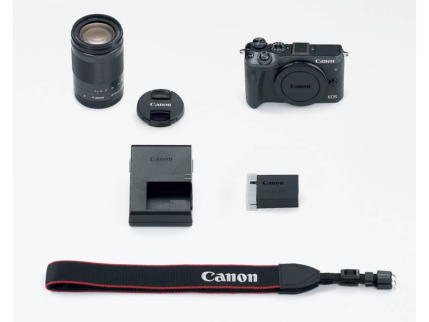 Canon EOS M6 Telephoto Lens Kit (Black) 24.2-megapixel mirrorless