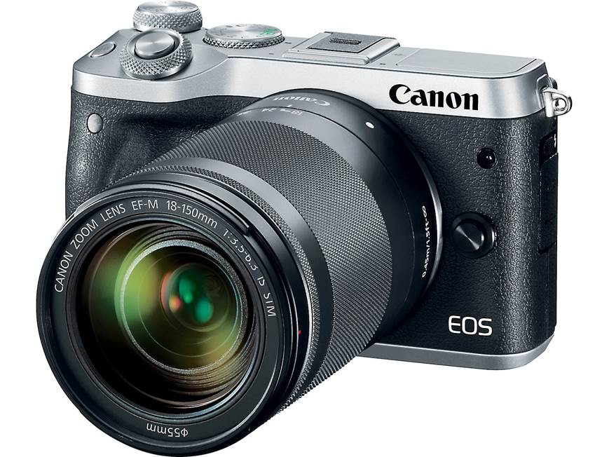Canon EOS M6 Telephoto Lens Kit (Silver) 24.2-megapixel mirrorless
